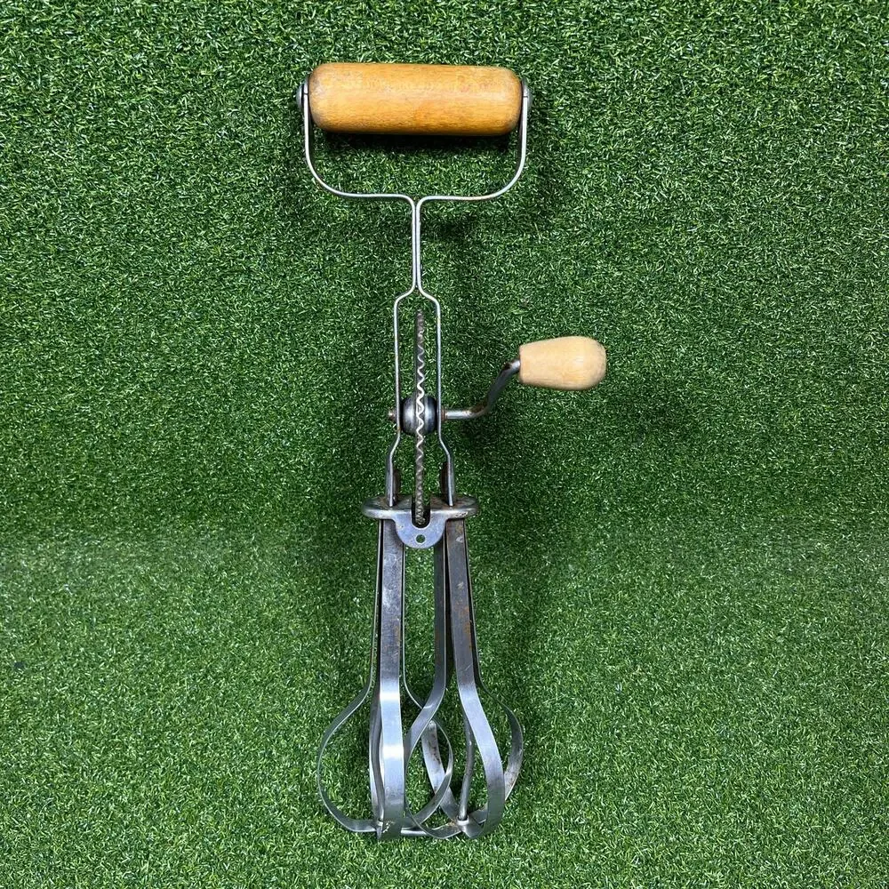 Vintage EKCO Products A&J Hand Mixer Beater Manual Mid Century Made In USA